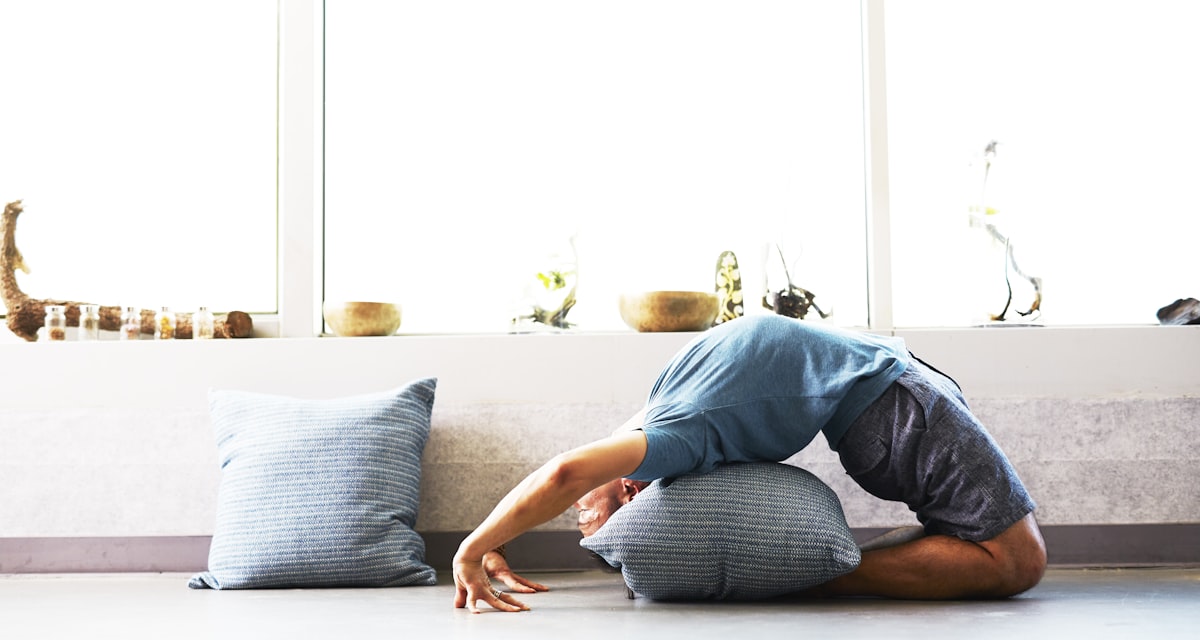 Gluteal stretch övning